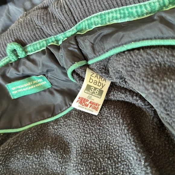 Zara baby winter jacket, size 3-6 months - Picture 6 of 7